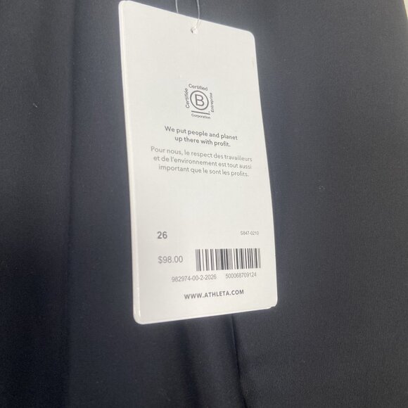Athleta Stellar Pants Plus Size 26 Slim Tight Black NWT Athleisure Office Career - Picture 3 of 10